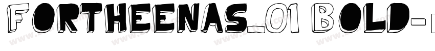 Fortheenas_01 Bold字体转换